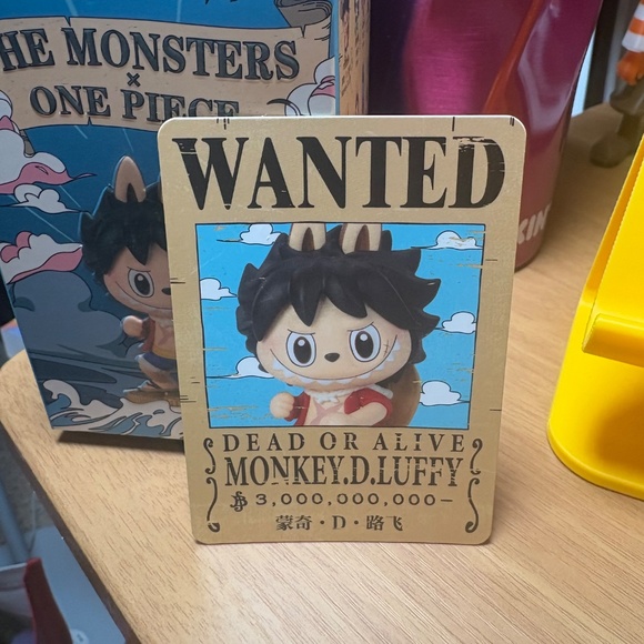 The Monsters One Piece. Pop mart. Authentic Confirmed Monkey D. Luffy. - Picture 1 of 6